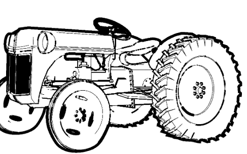 Free Printable:7e8qv_Hm_Ki= Tractor Coloring Page