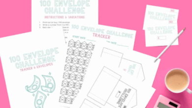 Free Printable:7qcxmtcfyr8= 100 Envelope Challenge