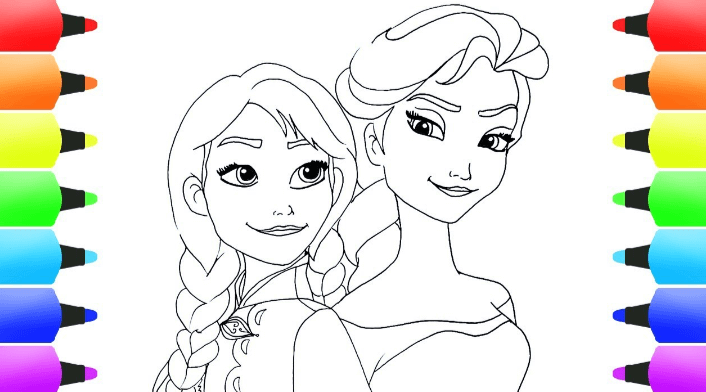 Drawing:4hx1qeafey4= Elsa Frozen