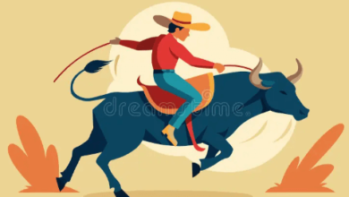 Clip Art:-Aga7xfi5rs= Bull Riding