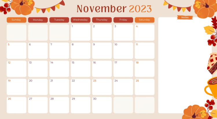 Cute:7wo3j5svw8u= November Calendar